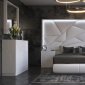 Majesty Bedroom in White by ESF w/Optional Kiu Casegoods