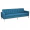 Florence Sofa FS90BUTW in Blue Twill Wool - LeisureMod w/Options