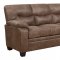 U880028 Sofa & Loveseat in Mocha Fabric by Global w/Options