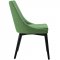 Viscount Dining Chair Set of 2 in Green Fabric by Modway