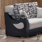 Wisconsin Sofa Bed in Beige Fabric & Black Vinyl w/Options