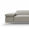 I800 Sofa in Light Grey Leather by J&M