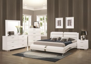 Jeremaine 300345 Bedroom in White by Coaster w/Options [CRBS-300345 Jeremaine]