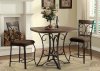 72255 Hakesa 5Pc Counter Height Dining Set by Acme