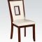 71595 Oswell 5Pc Dining Set in Cherry by Acme w/PU Chairs