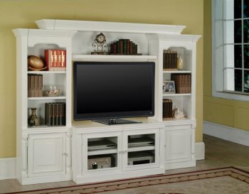 Cottage White Premier Alpine Entertainment Wall Unit [PHWU-ALPINE]