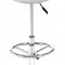 Black or White Set of 2 Barstools w/Crome Swivel Base