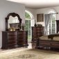 B740 Bedroom Set 5Pc in Brown by FDF