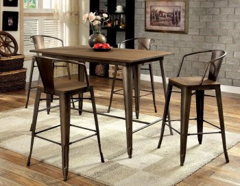 Cooper II CM3529PT 5Pc Counter Height Dinette Set w/Options [FADS-CM3529PT-Cooper II]