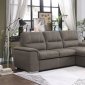 Andes Sectional Sofa Bed 9858TP in Taupe Fabric by Homelegance