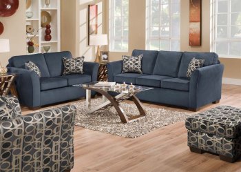 50585 Jayda Sofa in Blue Fabric by Acme w/Options [AMS-50585 Jayda]