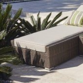 Bailey Outdoor Chaise Set 3pc in Brown & Beige by Bellini