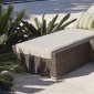 Bailey Outdoor Chaise Set 3pc in Brown & Beige by Bellini