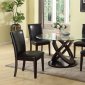 Gable 71985 Dining Set 5Pc in Espresso Tone by Acme w/Options