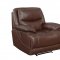 Pearson Power Reclining Sofa & Loveseat - Brown Leather