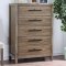 Garland Bedroom Set 5Pc CM7356 in Light Oak w/Options