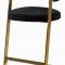 Stephanie Counter Stool 796 Set of 2 Black Velvet by Meridian