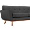 Engage Sofa in Gray Fabric by Modway w/Options