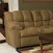 Sierra Camel Fabric Modern Loveseat & Sofa Set w/Options