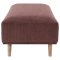 Elizabeth Extra Long Sofa 503957 in Wine Corduroy by Coaster