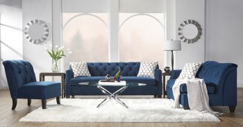 16150 Sofa in Bing Indigo Fabric by Serta Hughes w/Options [STS-16150 Bing Indigo]