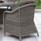 Canistota Outdoor Patio Table 5Pc Set CM-OT2220-47 in Gray