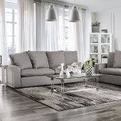 Acmar Sofa SM9104 in Gray Linen-Like Fabric w/Options