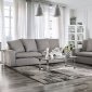 Acmar Sofa SM9104 in Gray Linen-Like Fabric w/Options