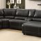 Cale Motion Sectional Sofa 9608 in Black by Homelegance