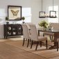 Mapleton Dining Table 190451 in Rustic Amber - Coaster w/Options