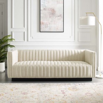 Conjure Sofa in Beige Fabric by Modway w/Options [MWS-3928 Conjure Beige]