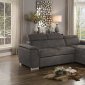 Ferriday Sectional Sofa 8228TP in Taupe Fabric by Homelegance