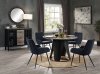 Zudora Dining Room 5Pc Set DN01948 Black & Antique Oak by Acme