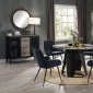 Zudora Dining Room 5Pc Set DN01948 Black & Antique Oak by Acme