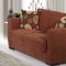 Dolce Sofa Bed in Brown Microfiber by Rain w/Optional Items