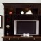 Chocolate & Cherry Two-Tone Finish Entertainment Unit