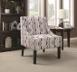 902603 Accent Chair Set of 2 in Wooven Fabric by Coaster