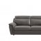 S210 Sofa in Gray Leather by Beverly Hills w/Options