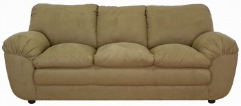 Mocha Fabric Contemporary Sofa & Loveseat Set w/Options [PMS-5300-Mocha]