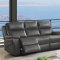 Lila Power Motion Sofa CM6540 in Gray Leather Match w/Options