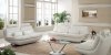 S818W Sofa in White Italian Leather by Pantek w/Options