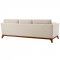 Chance Sofa in Beige Fabric by Modway w/Options