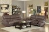 Hadden Power Recliner Sofa 9903DB-3PW Dark Brown - Homelegance