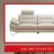 Light Warm Grey Genuine Leather Dallas Sofa by ESF w/Options