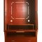 Cherry Finish Modern Two-Door Armoire With Drawer And Shelf