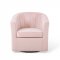 Prospect Swivel Chair Set of 2 in Pink Velvet by Modway