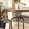 Lahrer 122097 5Pc Bar Table & Metal Chairs Set by Coaster