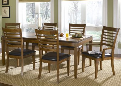 Bronze Spice Finish Formal Dining Room Table w/Options