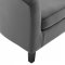 Prospect Accent Chair Set of 2 in Charcoal Velvet by Modway