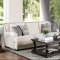 Osvaldo Sofa SM5188 in Ivory Chenille Fabric w/Options